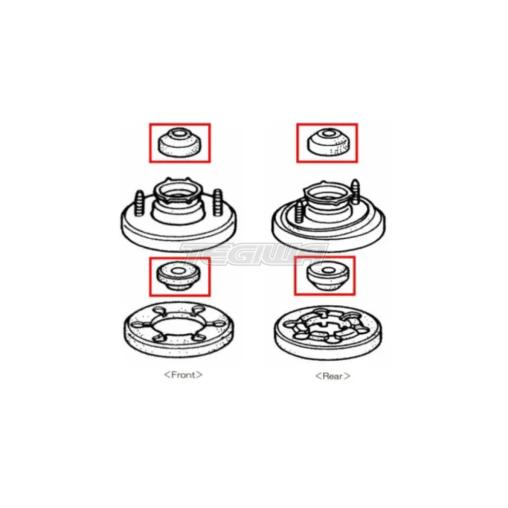 Mugen Hard Bush Rubber Damper Mount Honda Integra DC2 DB8 95-01 - Bushes