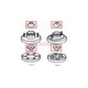 Mugen Hard Bush Rubber Damper Mount Honda Integra DC2 DB8 95-01 - Bushes
