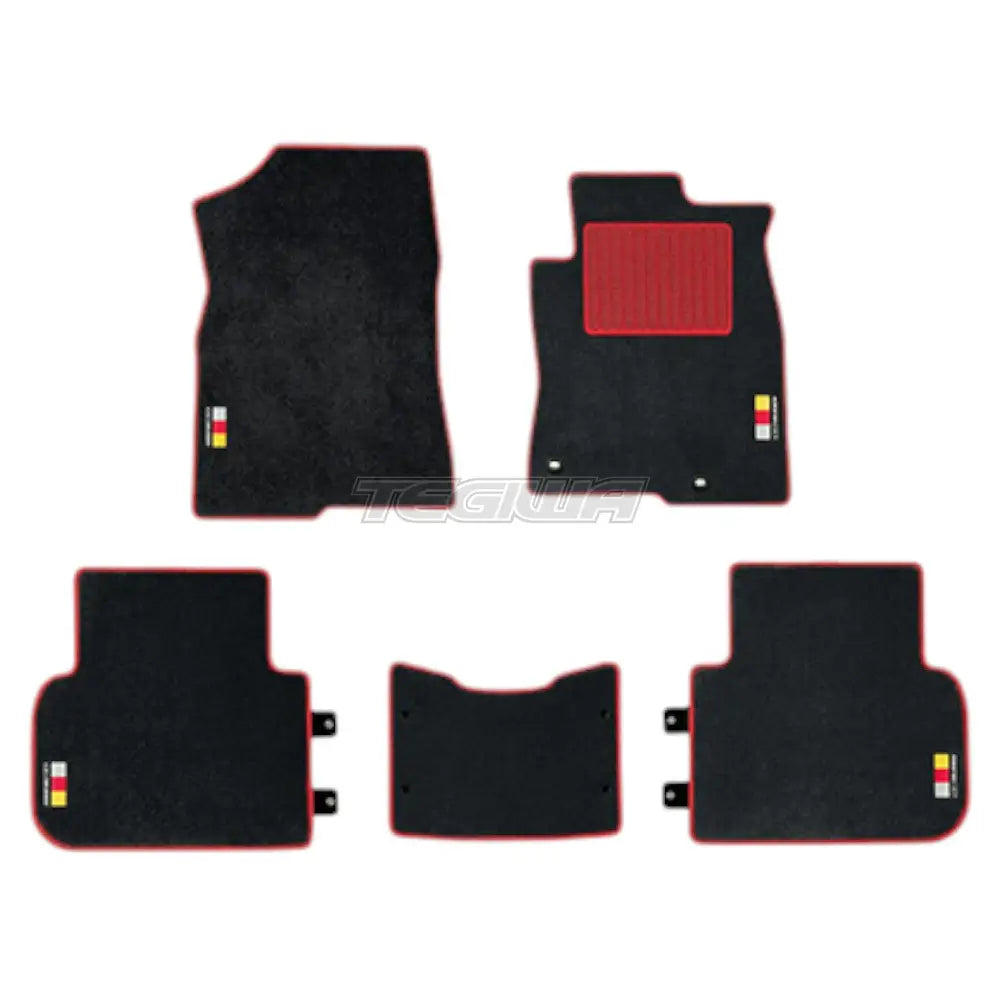 Mugen Interior Sports Mat Set Honda Civic FL RS EX 23+ RHD - Black and Red - Mats