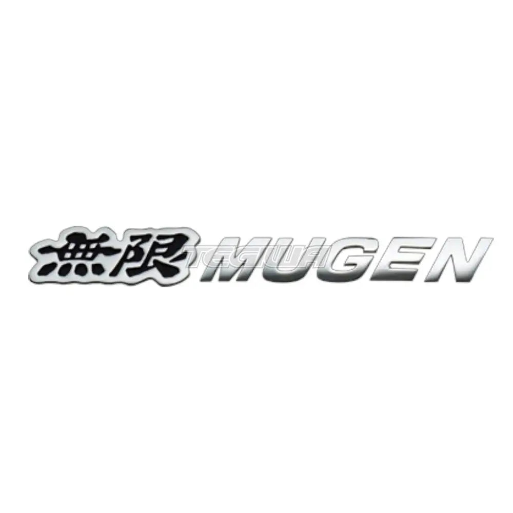 Mugen Metal Logo Emblem Badge - Black - Decals & Stickers