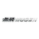 Mugen Metal Logo Emblem Badge - Black - Decals & Stickers