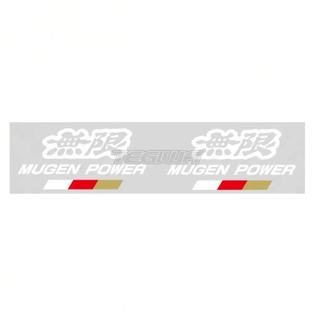 Mugen Power Stickers Set White - Decals & Stickers