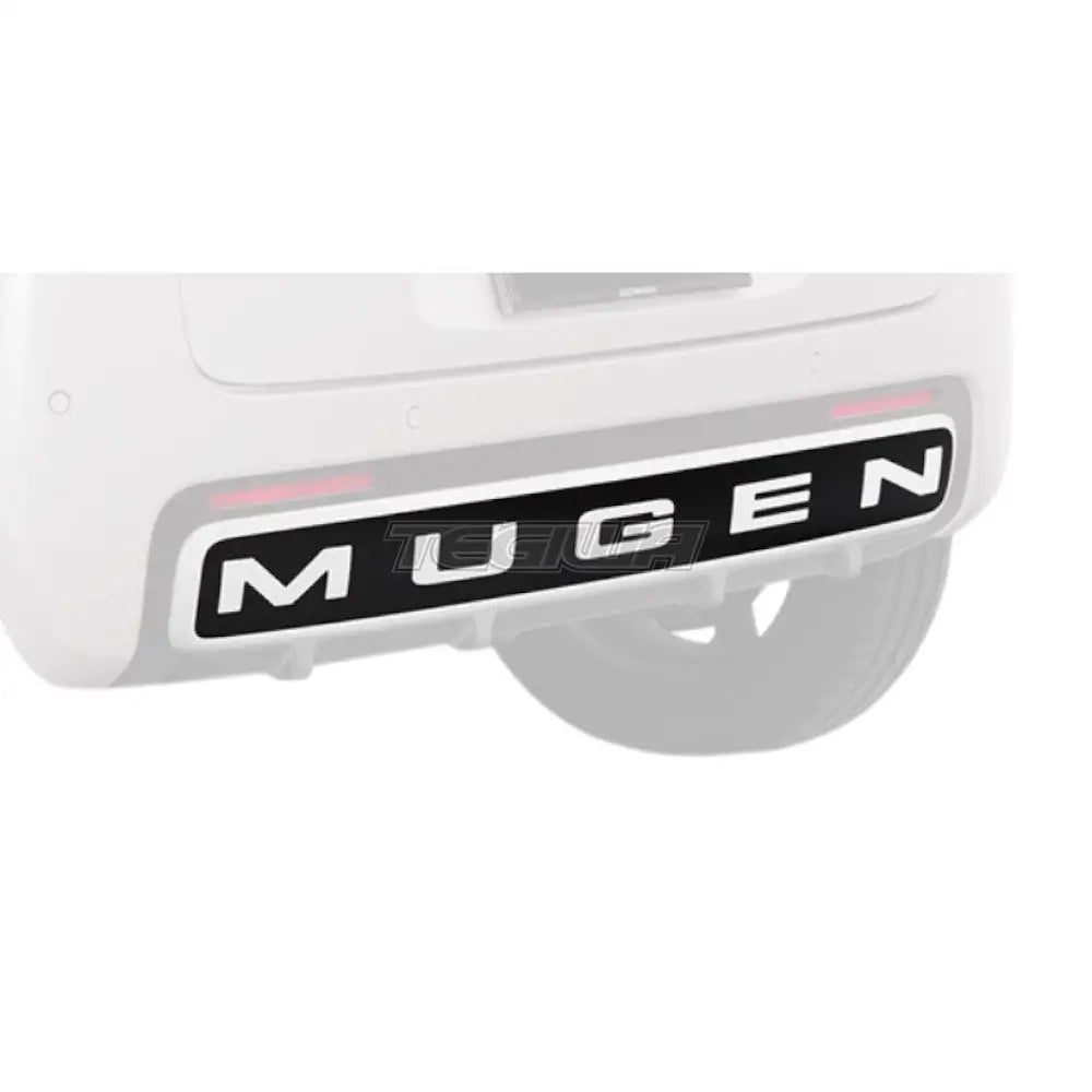 Mugen Rear Bumper Decal Matte Black Honda N-One E: JG5-6 25+ - Decals & Stickers