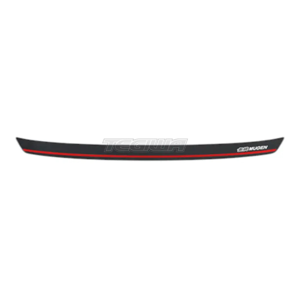 Mugen Rear Bumper Step Decal Sticker Honda Civic FL 21+ - Black & Red - Decals & Stickers