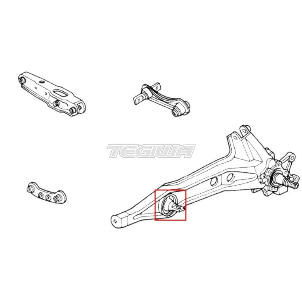 Mugen Rear Trailing Arm Hard Bush Set Honda Integra DC2 DB8 95-01 - Bushes