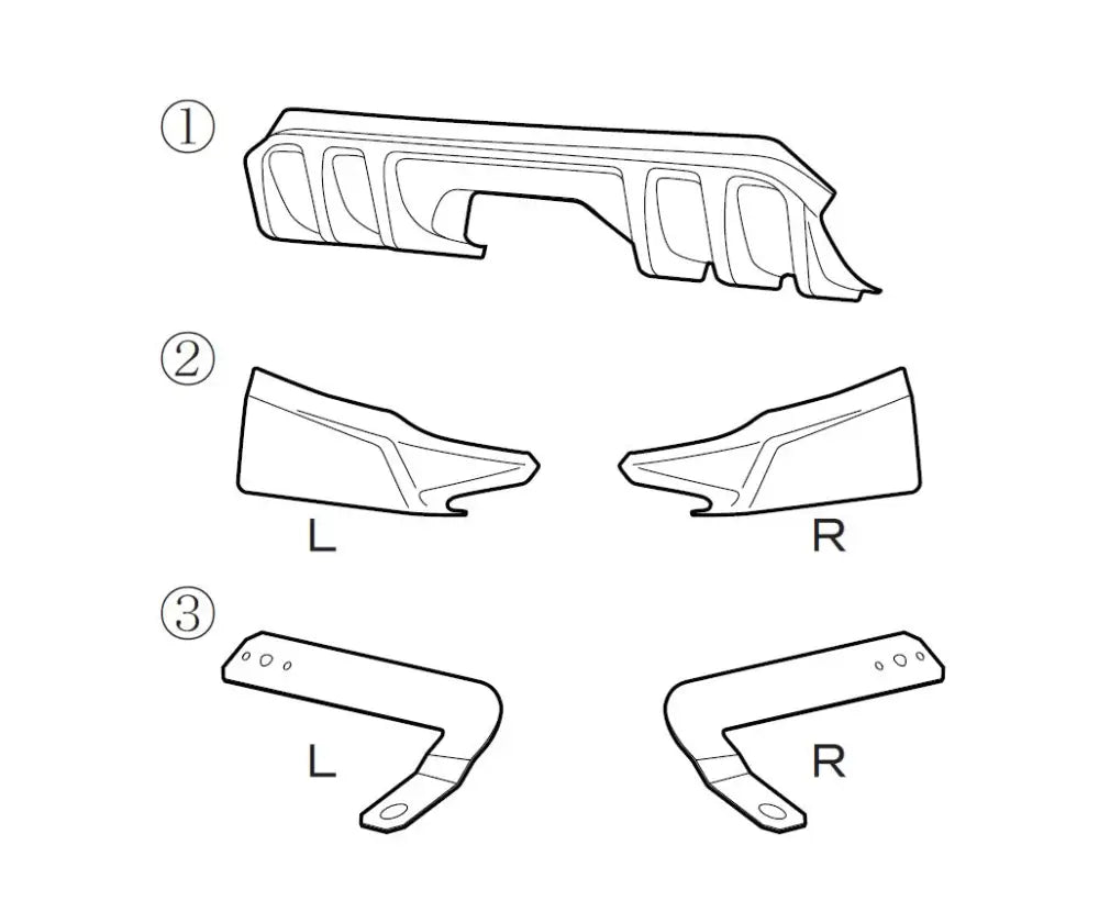 Mugen Rear Under Spoiler Honda Civic FK7