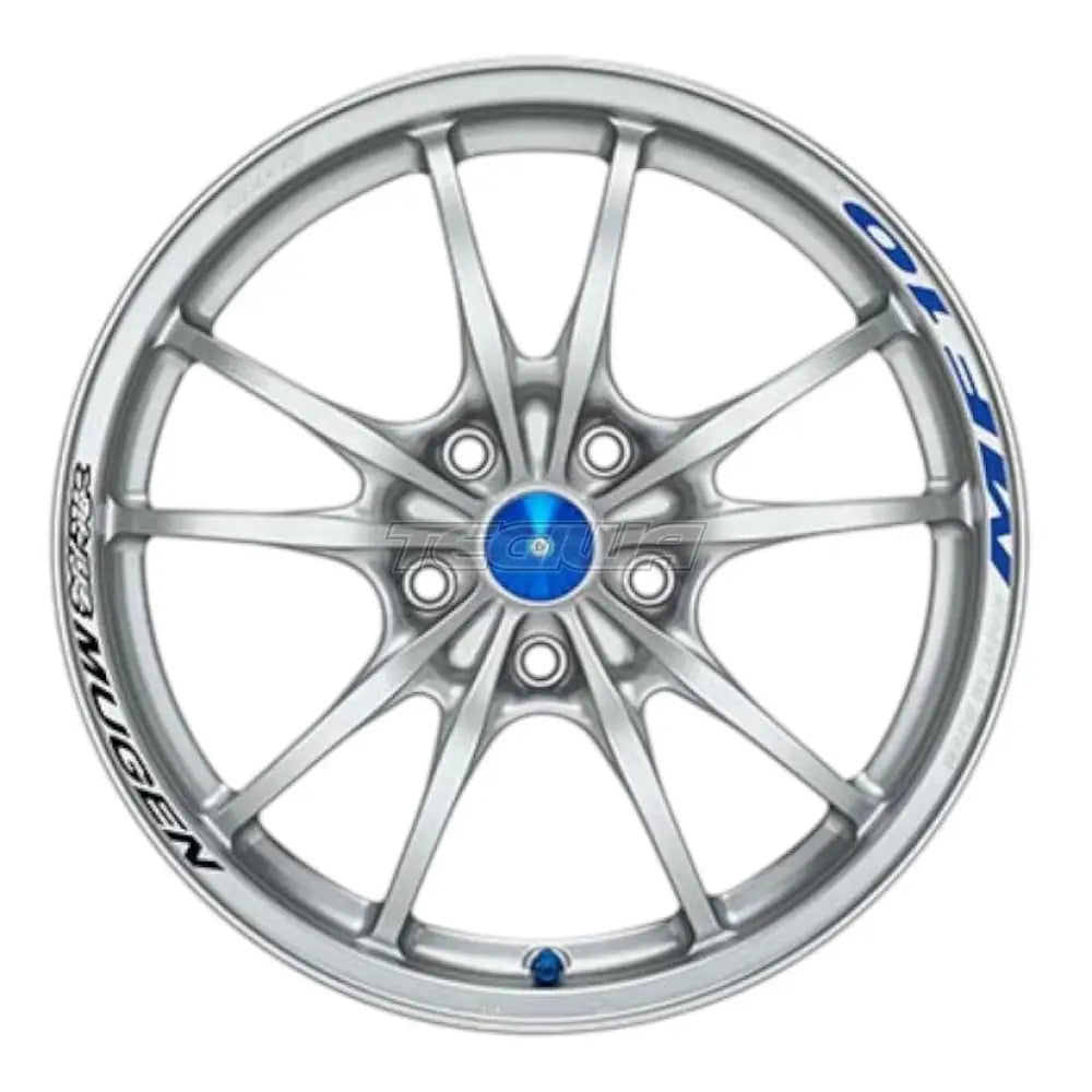 Mugen Rim Stickers For MF10 Alloy Wheels - 18In / Blue - Decals & Stickers