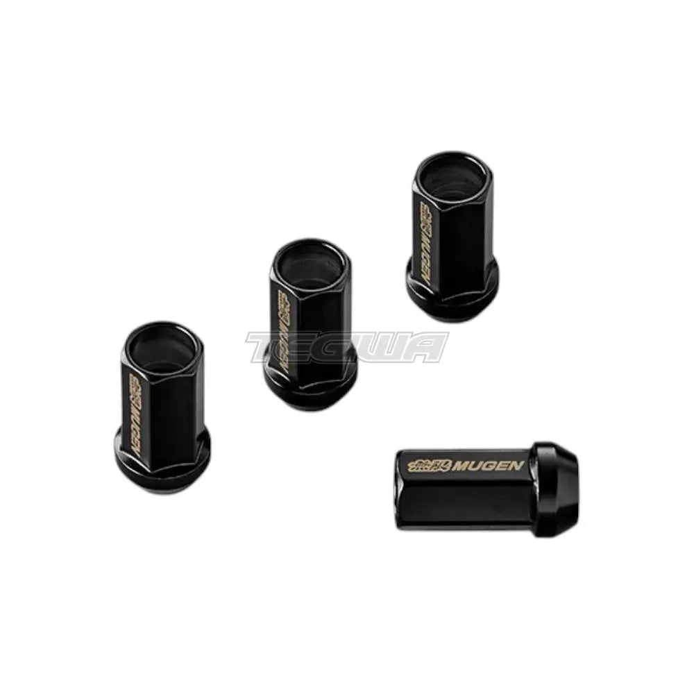 Mugen SCM435 Racing Wheel Nut M14x1.5 Pack of 4 Black - Wheel Nuts & Studs