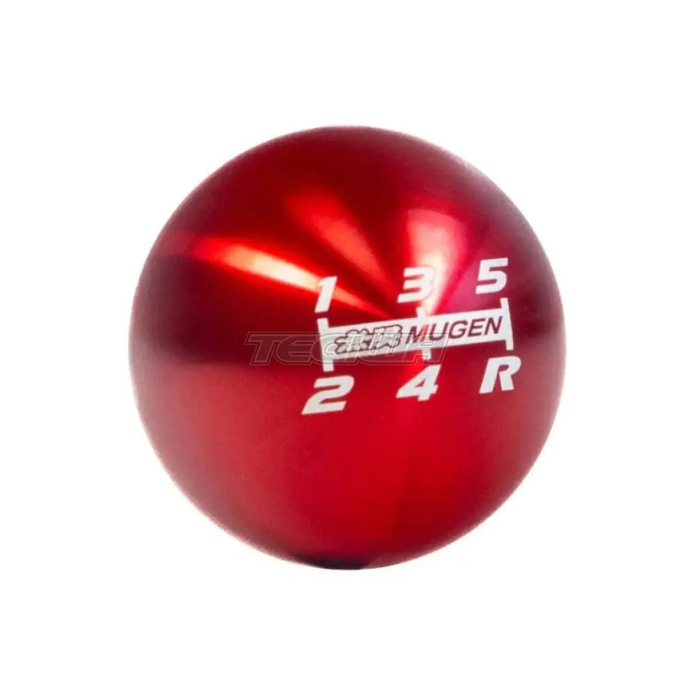 Mugen Shift Knob 5-Speed Manual - Red - Gear Knobs