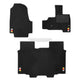 Mugen Sports Mat Set Honda N-Box Custom JF5-6 23+ - Black and Silver - Mats