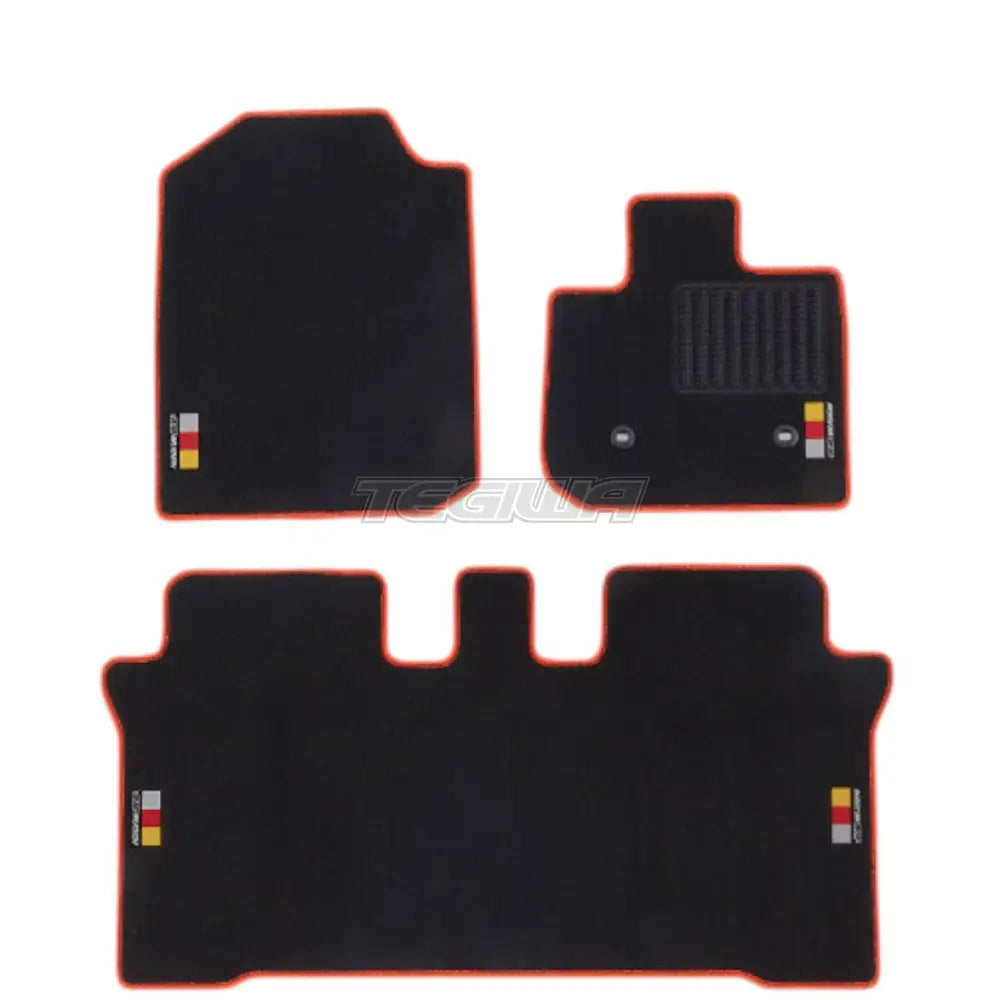 Mugen Sports Mat Set Honda N-One JG3-4 20+ CVT - Orange - Mats