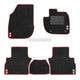 Mugen Sports Mat Set Honda Wr-V DG5 23+ - Black and Red - Mats