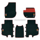 Mugen Sports Mat Set Red Honda Jazz GR 20-22 - Mats