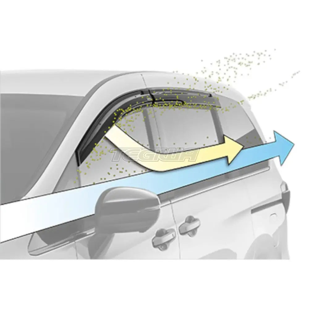Mugen Ventilated Wind Deflector Visor Honda Odyssey RC1-4 16-25 - Lights & Accessories