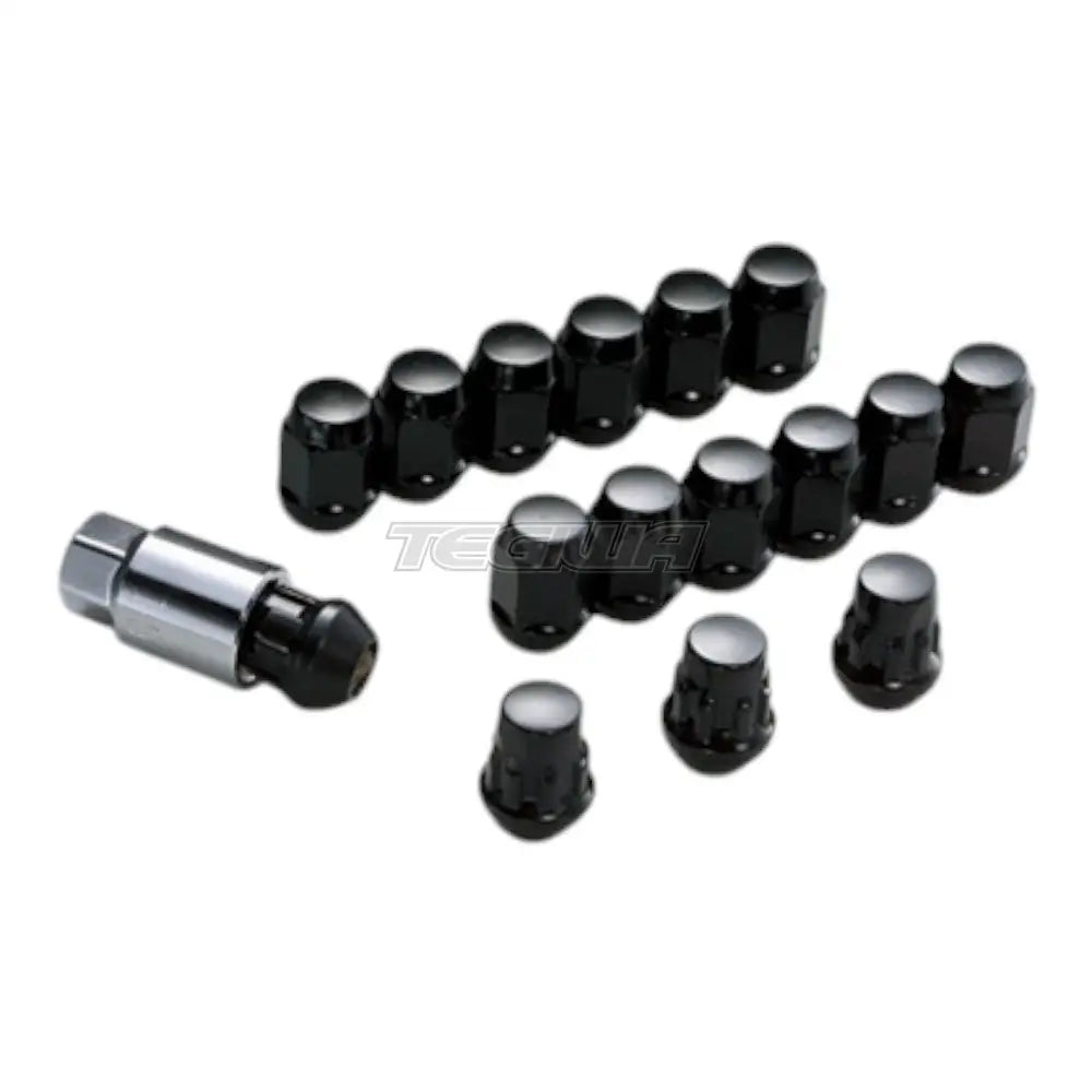 Mugen Wheel Nut and Lock Set Honda Jazz GR 22+ - Black - Wheel Nuts & Studs