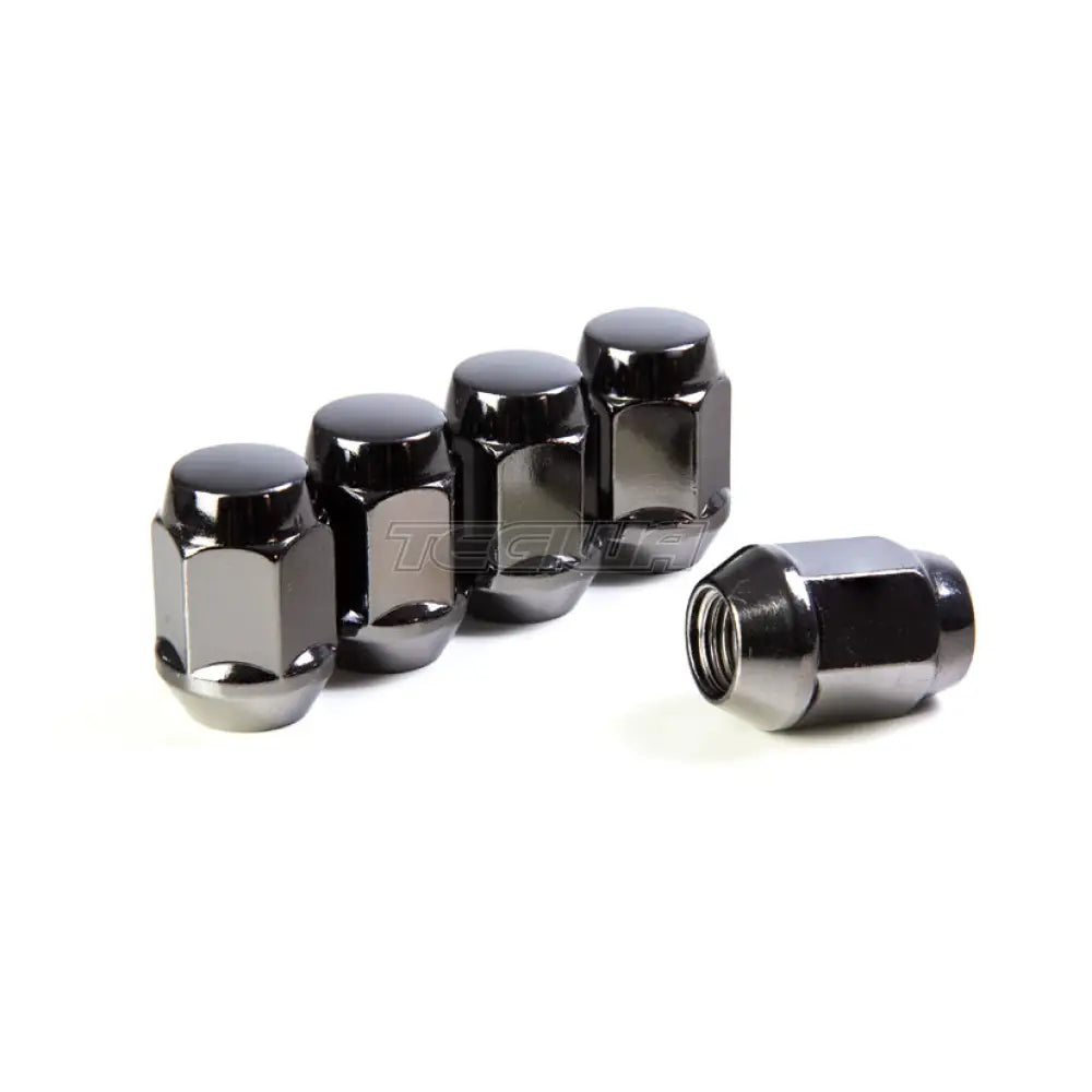 Mugen Wheel Nuts M12 x 1.5 Black Chrome - Set of 5 Wheel Nuts & Studs