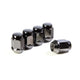 Mugen Wheel Nuts M12 x 1.5 Black Chrome - Set of 5 Wheel Nuts & Studs