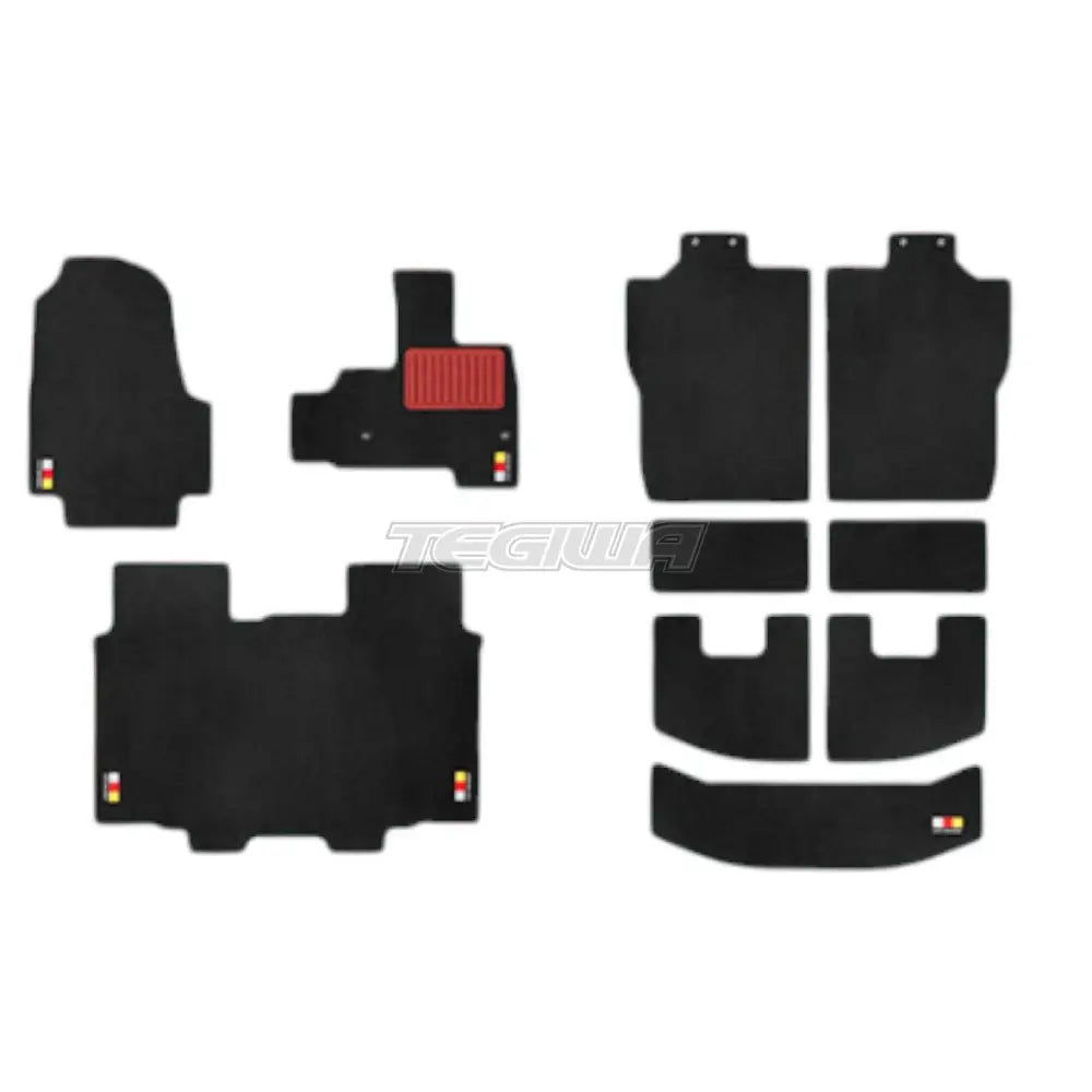 Mugen Wind Deflector and Sports Mat Set Honda N-Box Custom JF5-6 23+ - Mats
