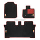 Mugen Wind Deflector and Sports Mat Set Honda N-One JG3-4 20-23 - CVT / Black and Red - Mats