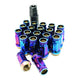 Muteki Sr45R Open End Wheel Nuts 12X1.25 / Burnt Blue & Studs