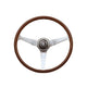Nardi Anni '60 Wood Steering Wheel Wood with Glossy Spokes 380mm