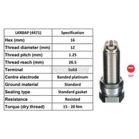 NGK Spark Plugs BMW E9X M3 S65B40 x8 - OEM (Platinum)