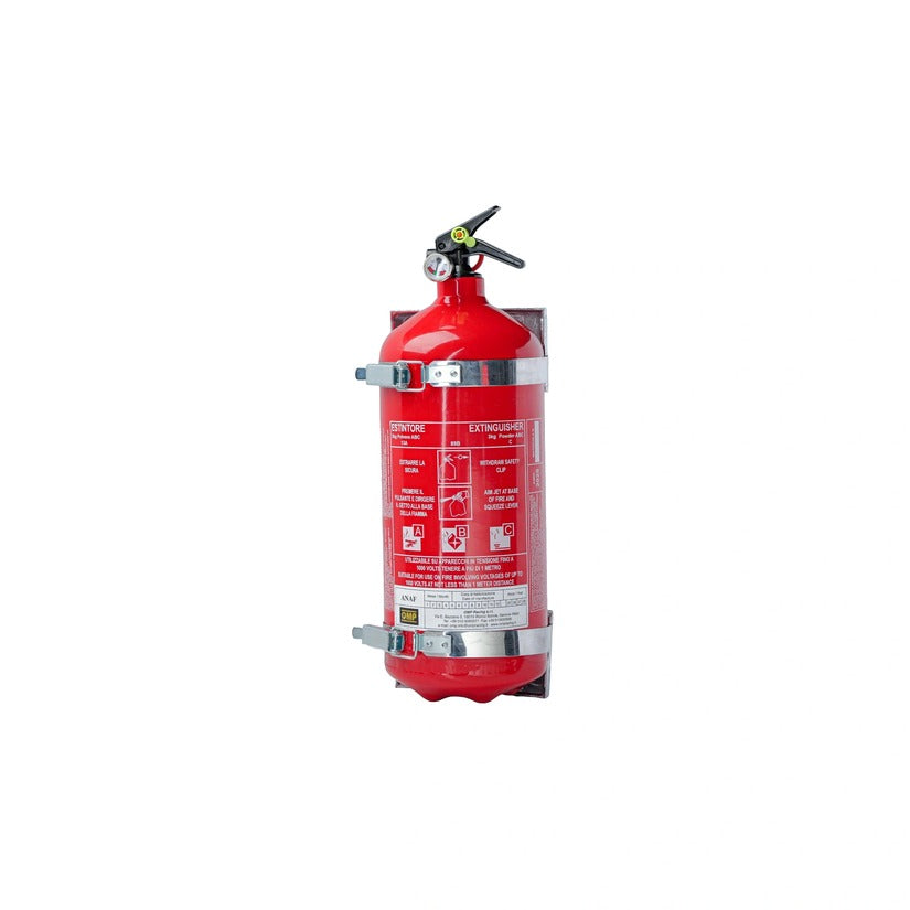 OMP Hand Held Extinguisher 3kg Powder EN3 Homologated
