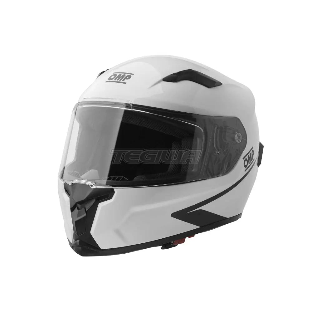 OMP Circuit Evo2 Helmet White / L Helmets