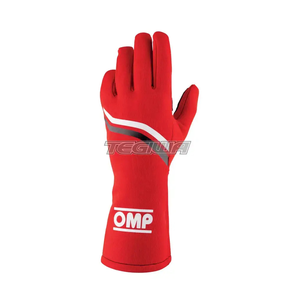 OMP Dijon Vintage Style Gloves FIA 8856-2018 Red / L Gloves