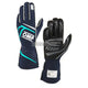 OMP First Gloves FIA 8856-2018 Blue / Tiffany / L Gloves