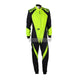 OMP KS-3X Kart Overall Black / Fluorescent Yellow / EU Size 42 Suits