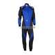 OMP KS-3X Kart Overall Kids Black / Blue / 120 Kids Suits