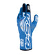 Omp Ks-4 Kart Gloves Blue / White Eu Size 4