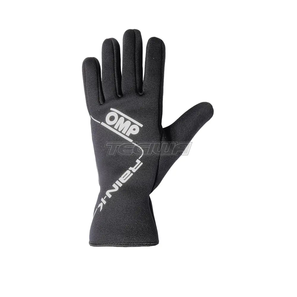 Omp Rain K Kart Gloves Black / 4 Kids