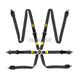 Omp Safety Harness First 2In Fia 8853-2016 Pull Up Steel Adjustable Black Harnesses