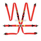 Omp Safety Harness First 2In Fia 8853-2016 Pull Up Steel Adjustable Red Harnesses