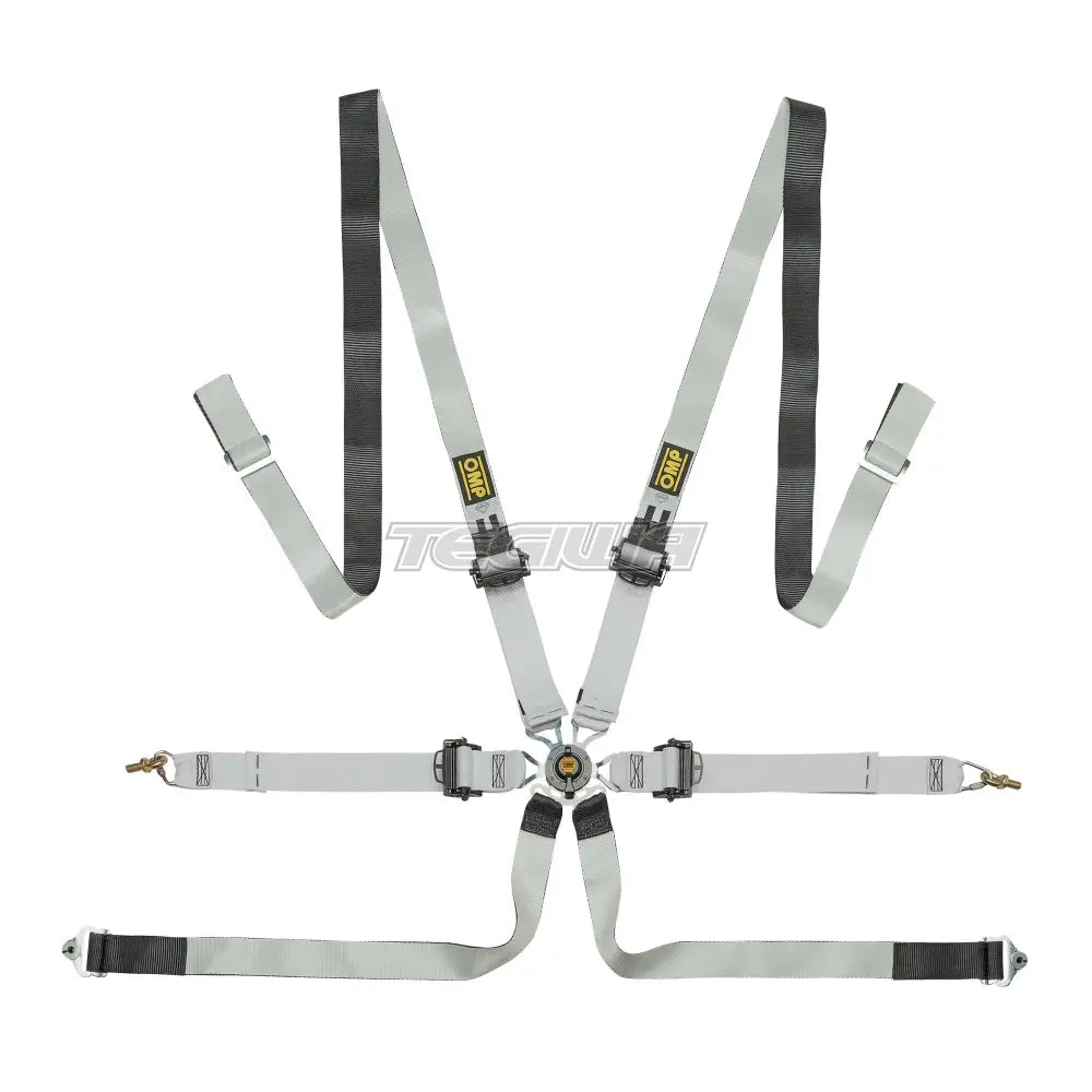 Omp Safety Harness One-D 2In Pull Down Fia 8853-2016 Black/White White/Black Harnesses