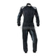 Omp Tecnica Hybrid Overall Fia 8856-2018 Black / Silver Eu Size 44 Suits
