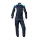 Omp Tecnica Hybrid Overall Fia 8856-2018 Navy Blue / Cyan Eu Size 44 Suits