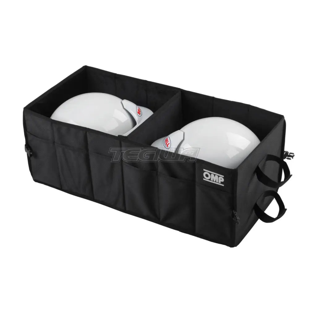 OMP Velour Helmet Box Black Helmets