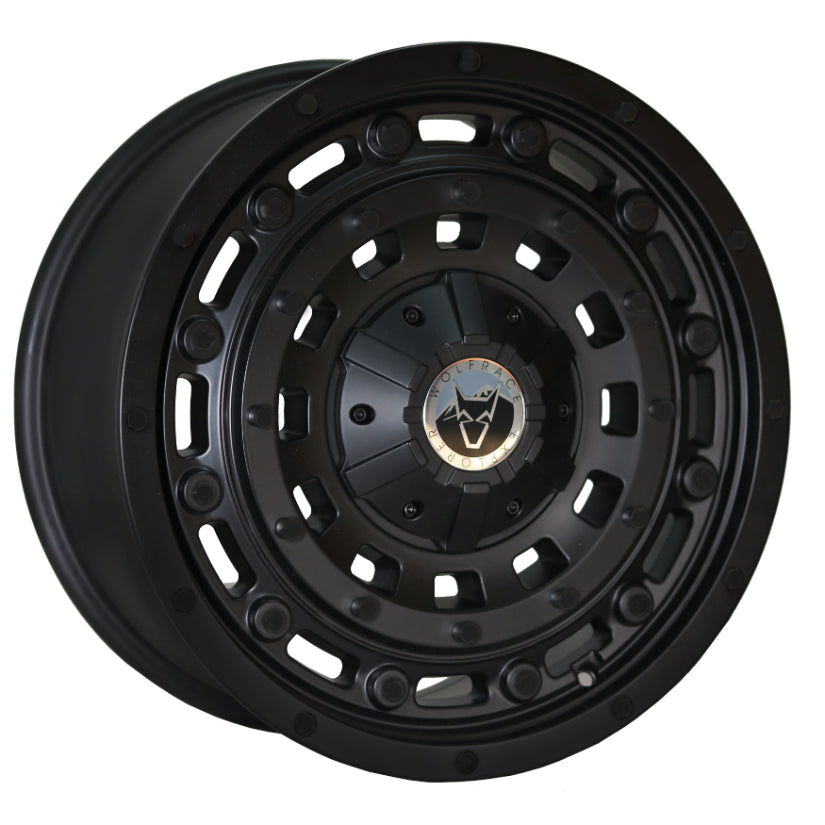 Wolfrace Explorer Overland 1400 Alloy Wheel 18x8 ET40 5x112 Matt Black 110mm CB