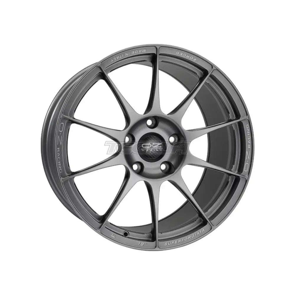 OZ Atelier Forged Superforgiata Alloy Wheel 19x9 ET40 5x112 Racing Grey Milled Lettering 57.1mm CB Alloy Wheels