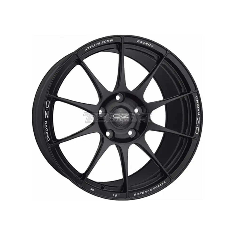 OZ Atelier Forged Superforgiata CL Alloy Wheel 20x8.5 ET37 10x112 Matt Black Milled Lettering 76mm CB Alloy Wheels