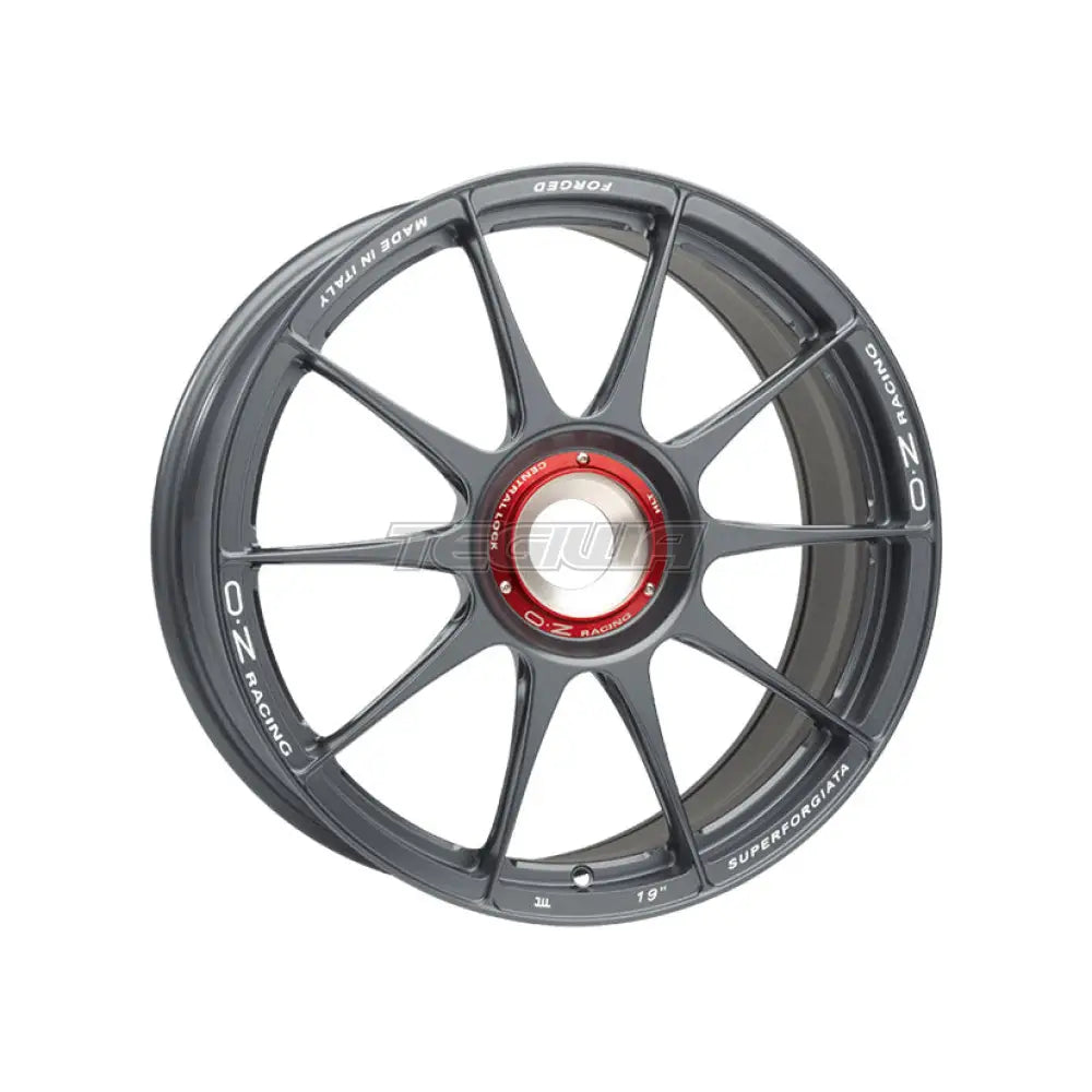 OZ Atelier Forged Superforgiata CL Alloy Wheel 20x8.5 ET37 10x112 Racing Grey Milled Lettering 76mm CB Alloy Wheels