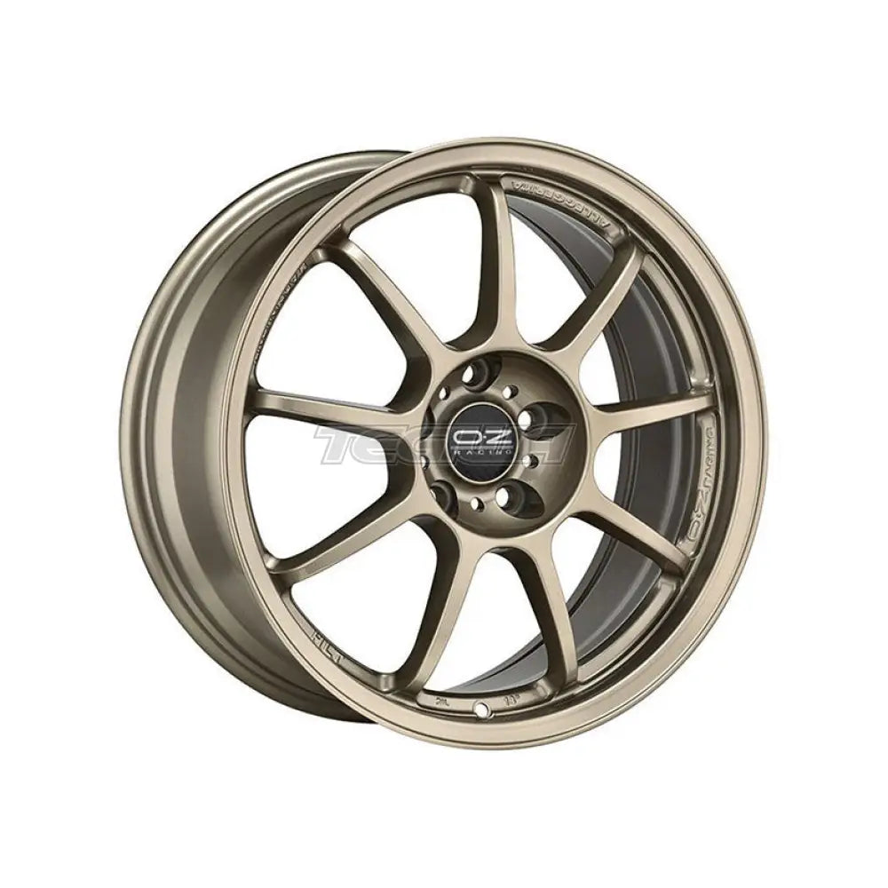 OZ I-Tech Alleggerita HLT 4F Alloy Wheel 17x7 ET37 4x100 White Gold 68mm CB Alloy Wheels