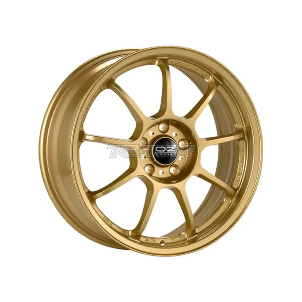 OZ I-Tech Alleggerita HLT 5F Alloy Wheel 17x8 ET40 5x110 Race Gold 75mm CB Alloy Wheels