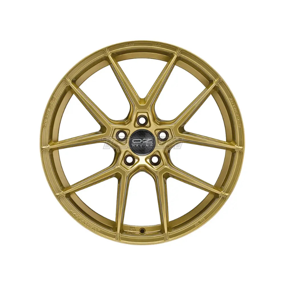 OZ I-Tech Estrema GT HLT Alloy Wheel 18x8.5 ET45 5x100 Race Gold 68mm CB Alloy Wheels