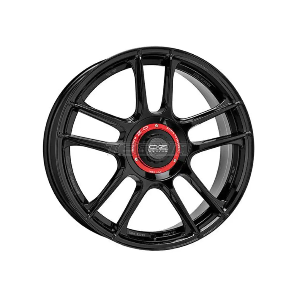 OZ I-Tech Indy HLT Alloy Wheel 18x8 ET35 5x112 Gloss Black 75mm CB Alloy Wheels