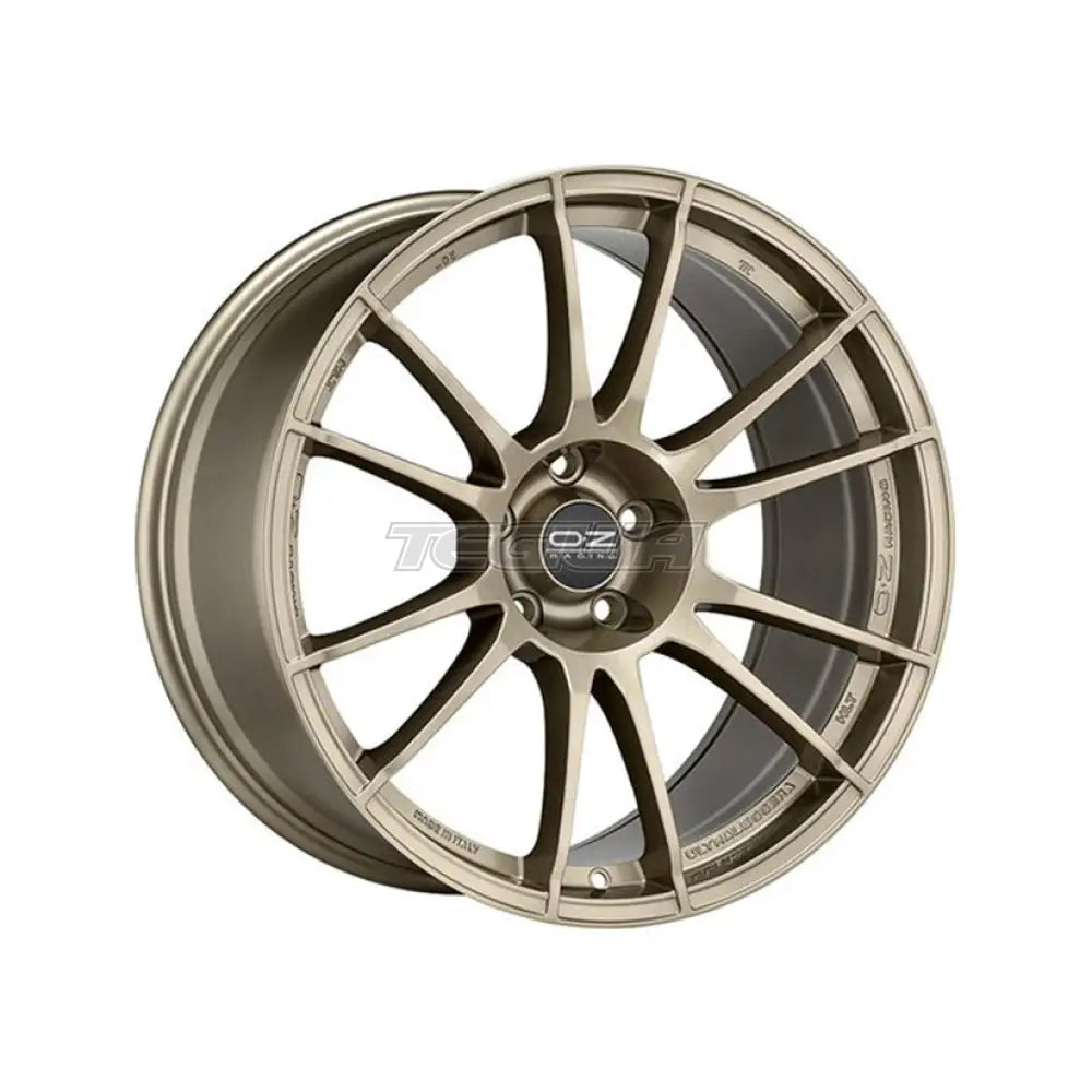 OZ I-Tech Ultraleggera HLT Alloy Wheel 20x10 ET35 5x114.3 White Gold 75mm CB Alloy Wheels