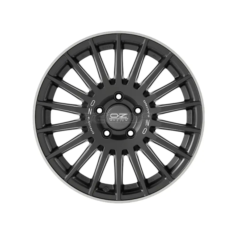 OZ Perform SUV-Offroad Rally Desert Alloy Wheel 18x8 ET45 5x112 Matt Black Silver Lettering Diamond Lip 79mm CB Alloy